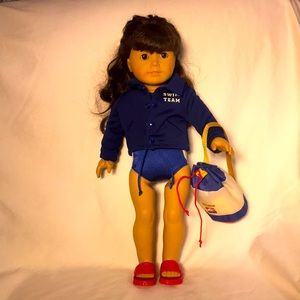 Hillside Swim Team Outfit for 18” dolls